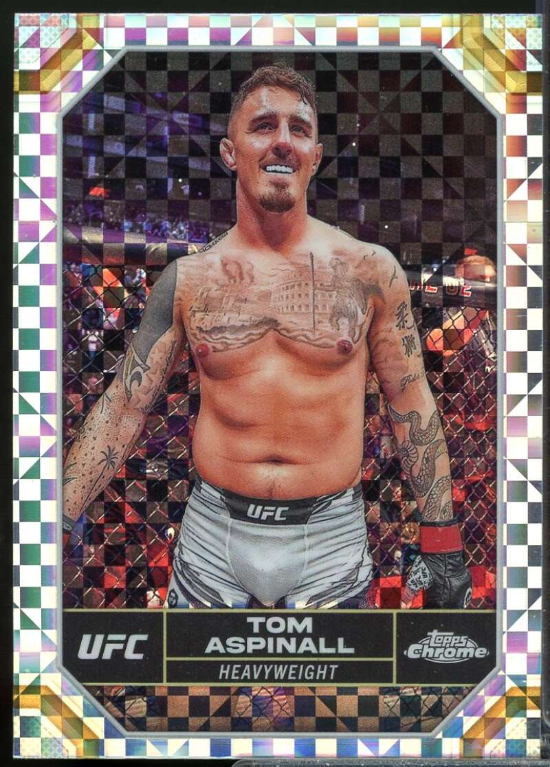 Tom Aspinall Card 2024 Topps Chrome UFC X-Fractors #187  Image 1