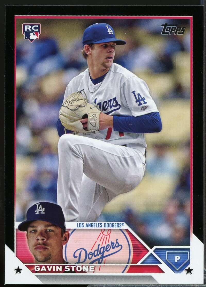 Gavin Stone Rookie Card 2023 Topps Update Black #US70  Image 1