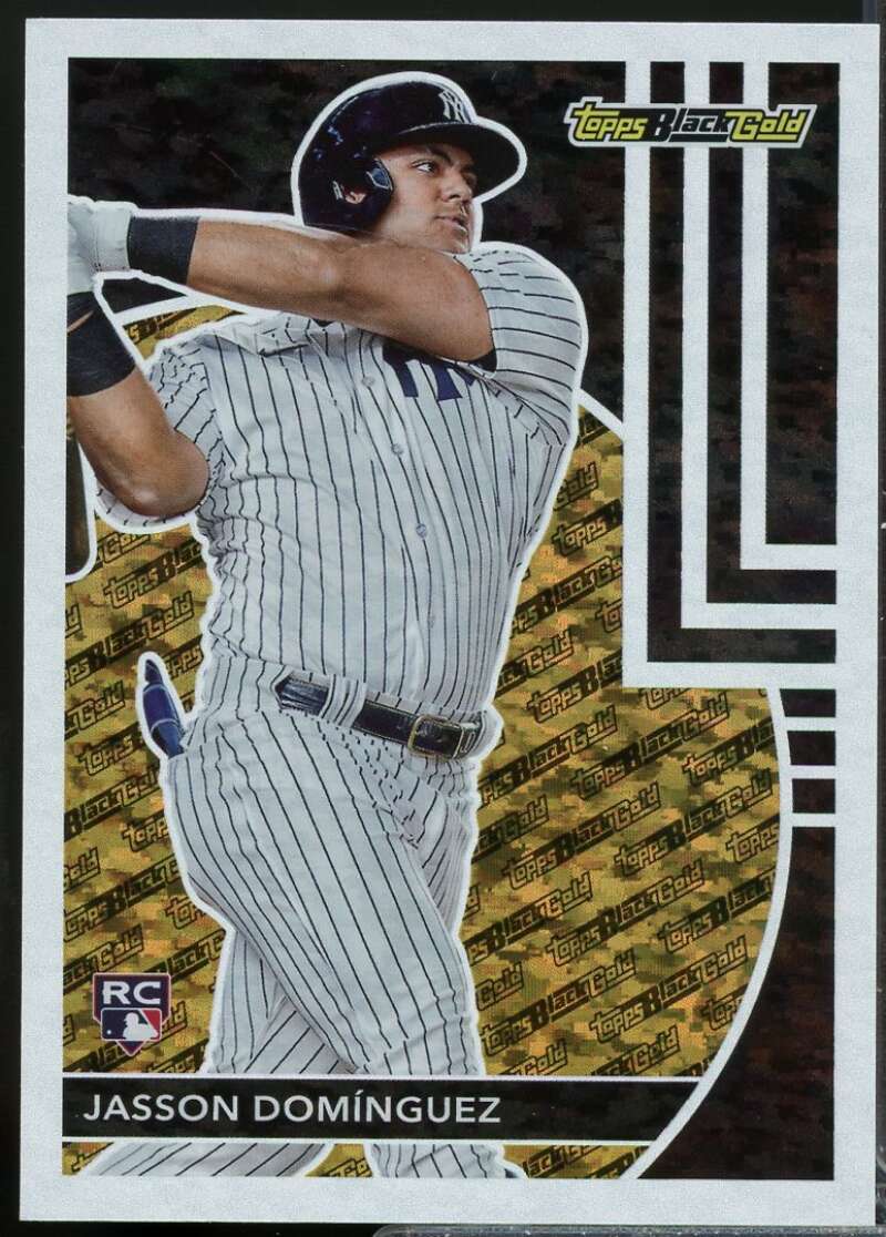 Jasson Dominguez Rookie Card 2024 Topps Update Black Gold #BG7  Image 1