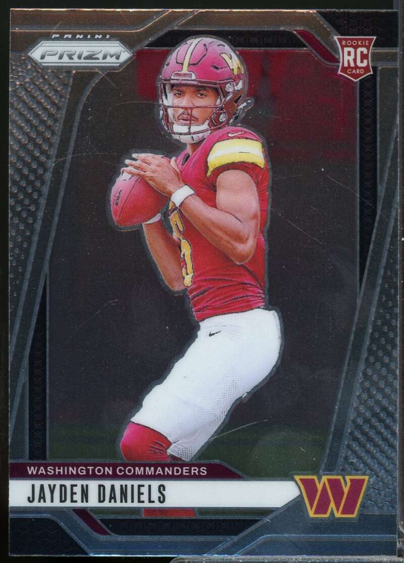 Jayden Daniels Rookie Card 2024 Panini Prizm #347  Image 1