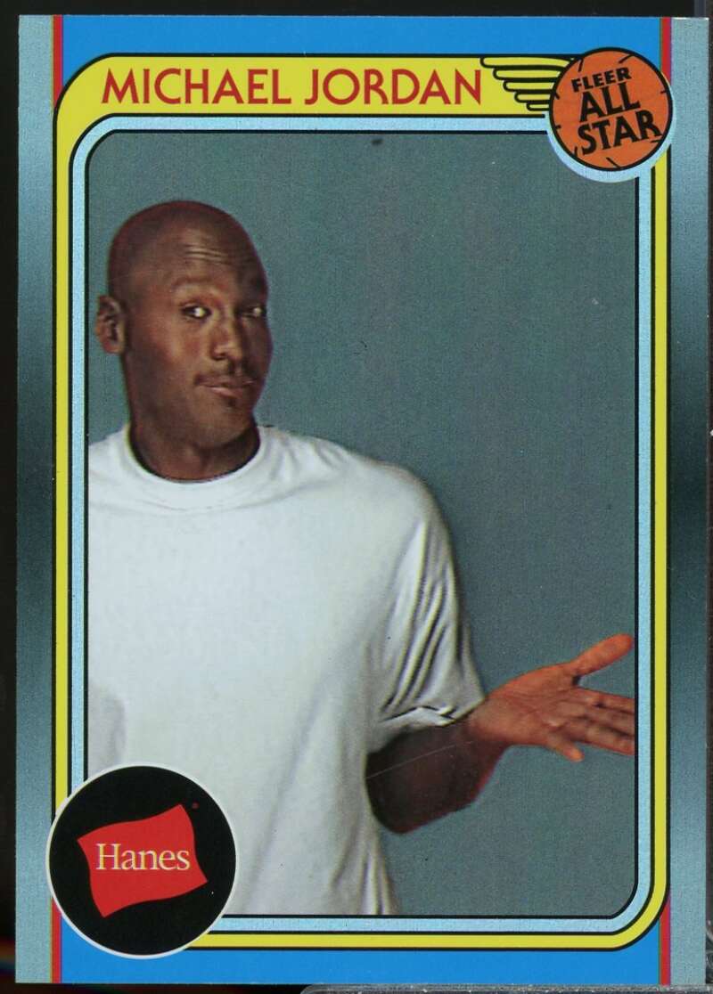 Michael Jordan Card 2019 Fleer Hanes  All Star #HA2  Image 1