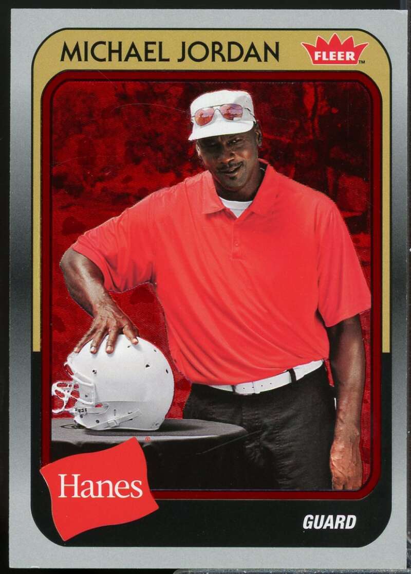 Michael Jordan Card 2019 Fleer Hanes  Red Foil #MJ47  Image 1