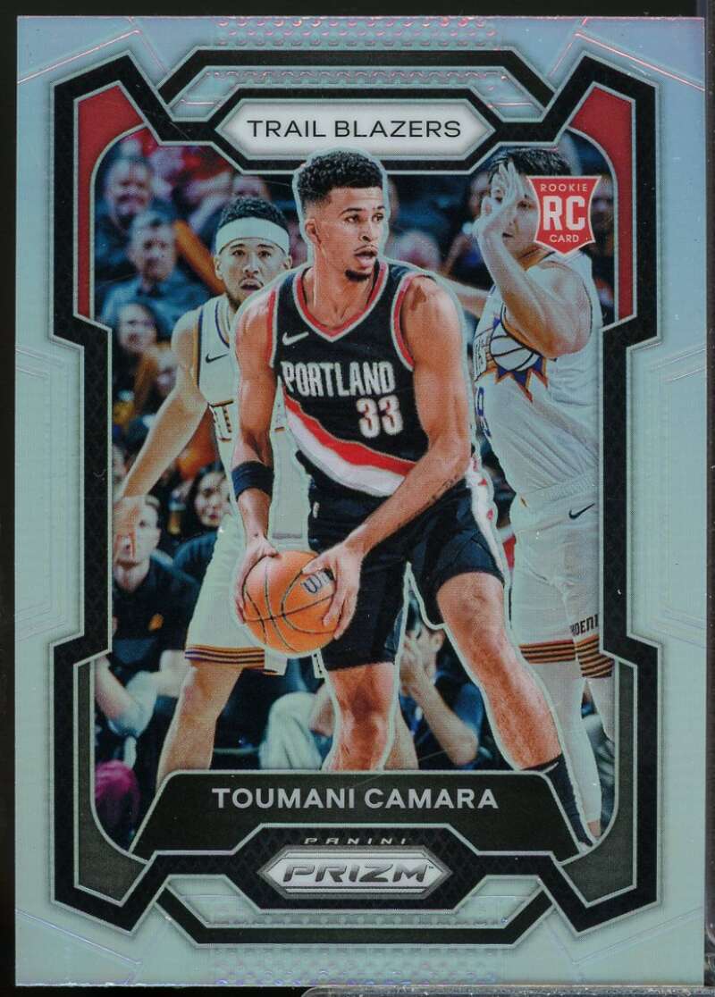 Toumani Camara Rookie Card 2023-24 Panini Prizm Prizms Silver #164  Image 1