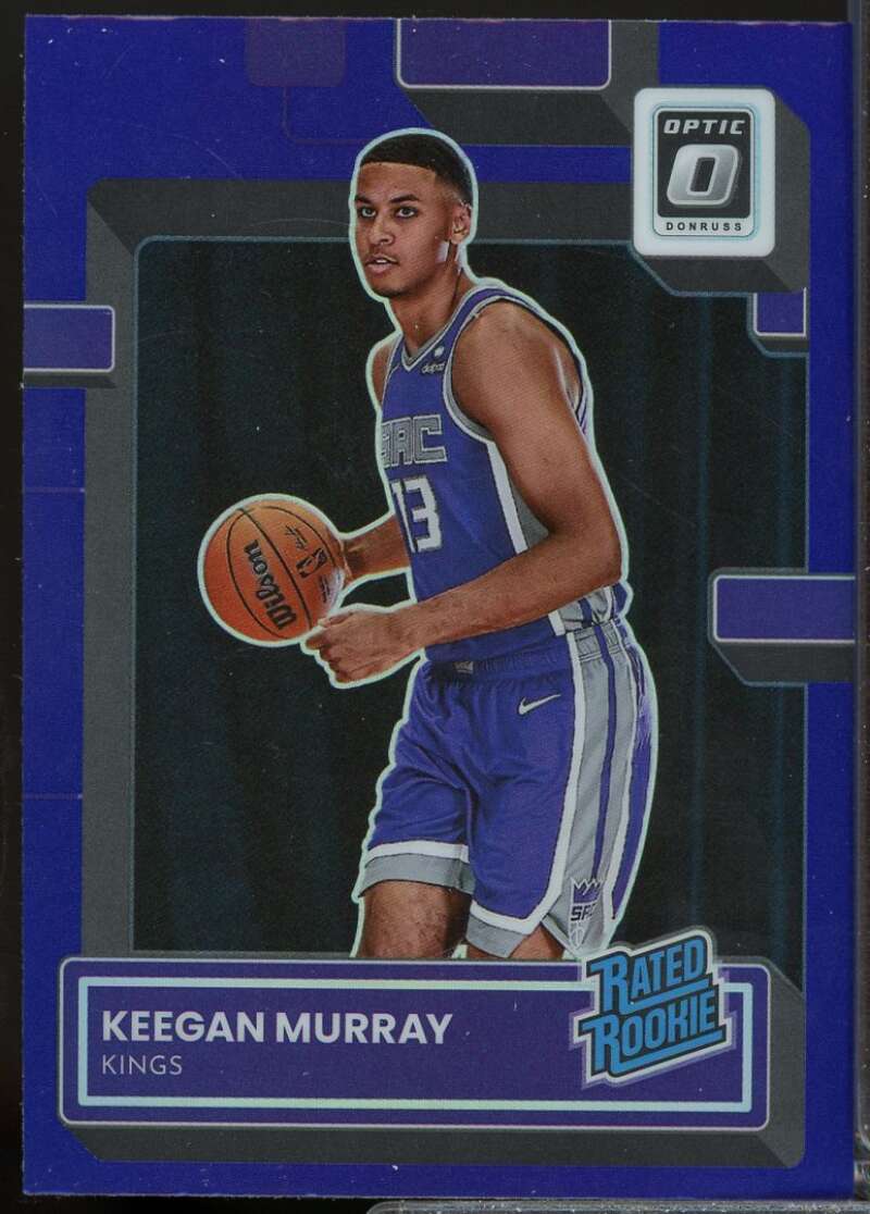 Keegan Murray Rated Rookie Card 2022-23 Donruss Optic Purple #214  Image 1