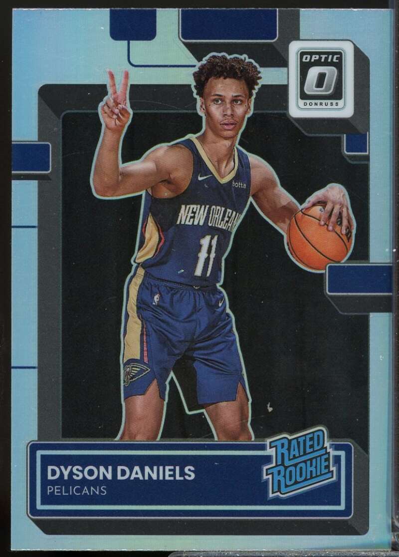 Dyson Daniels Rated Rookie Card 2022-23 Donruss Optic Silver Holo #250  Image 1