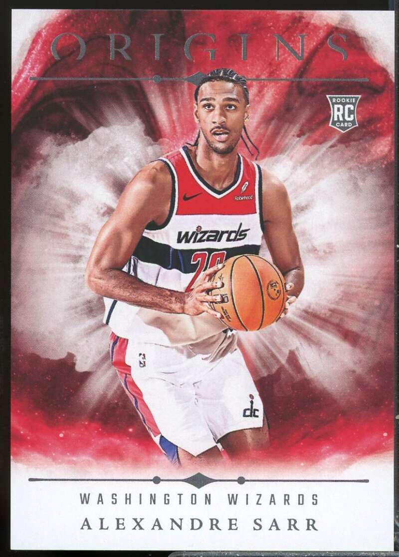 Alexandre Sarr Rookie Card 2024-25 Panini Origins #73  Image 1