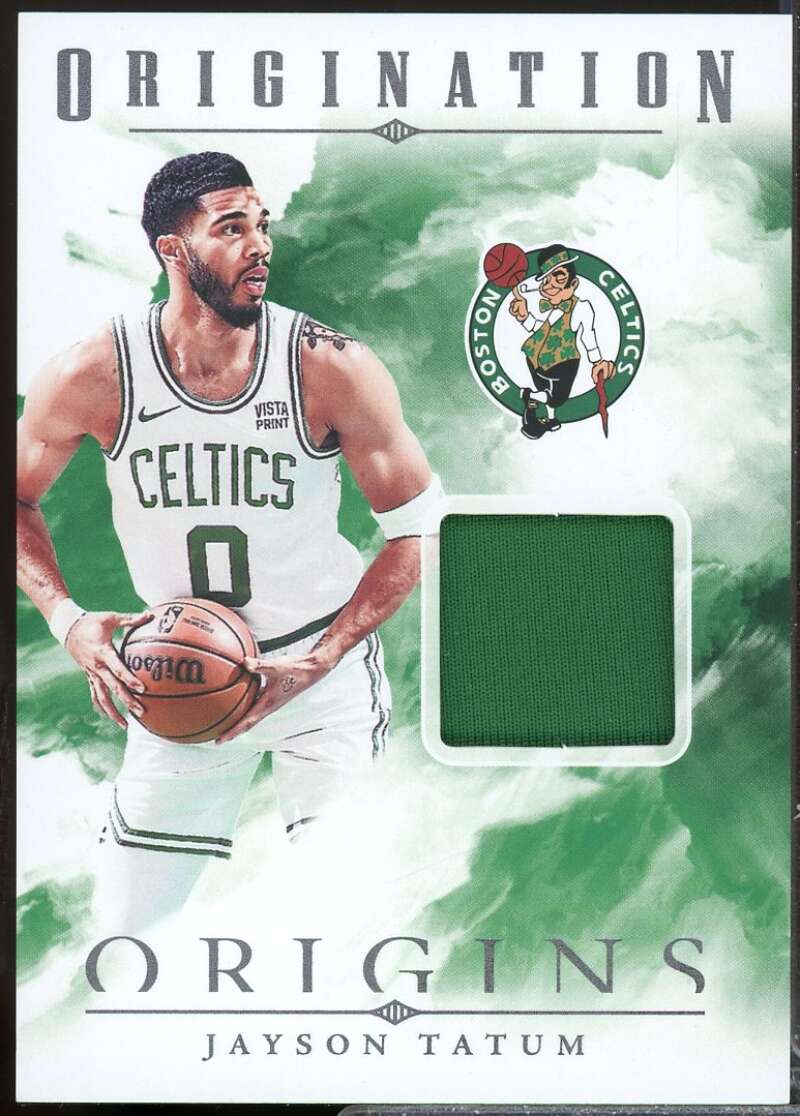 Jayson Tatum Card 2024-25 Panini Origins Origination Jersey #1  Image 1