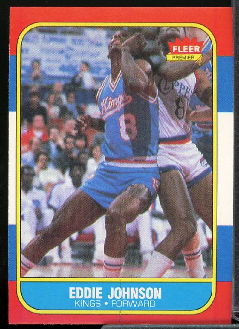 Eddie Johnson Rookie Card 1986-87 Fleer #51  Image 1