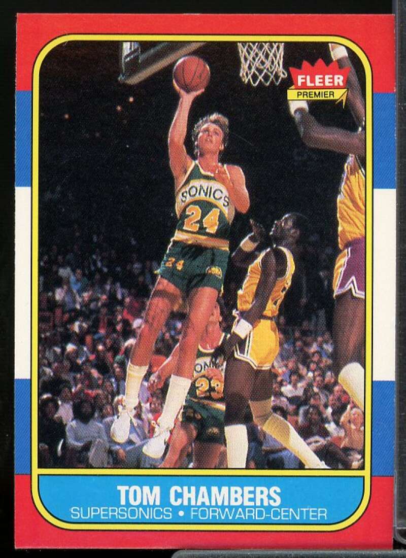 Tom Chambers Rookie Card 1986-87 Fleer #15  Image 1