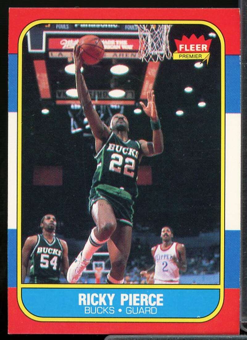 Ricky Pierce Rookie Card 1986-87 Fleer #87  Image 1