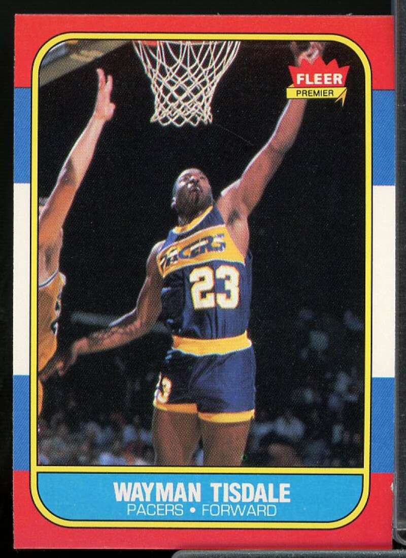Wayman Tisdale Rookie Card 1986-87 Fleer #113  Image 1