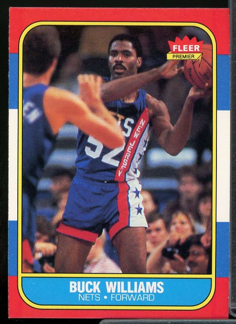 Buck Williams Rookie Card 1986-87 Fleer #123  Image 1