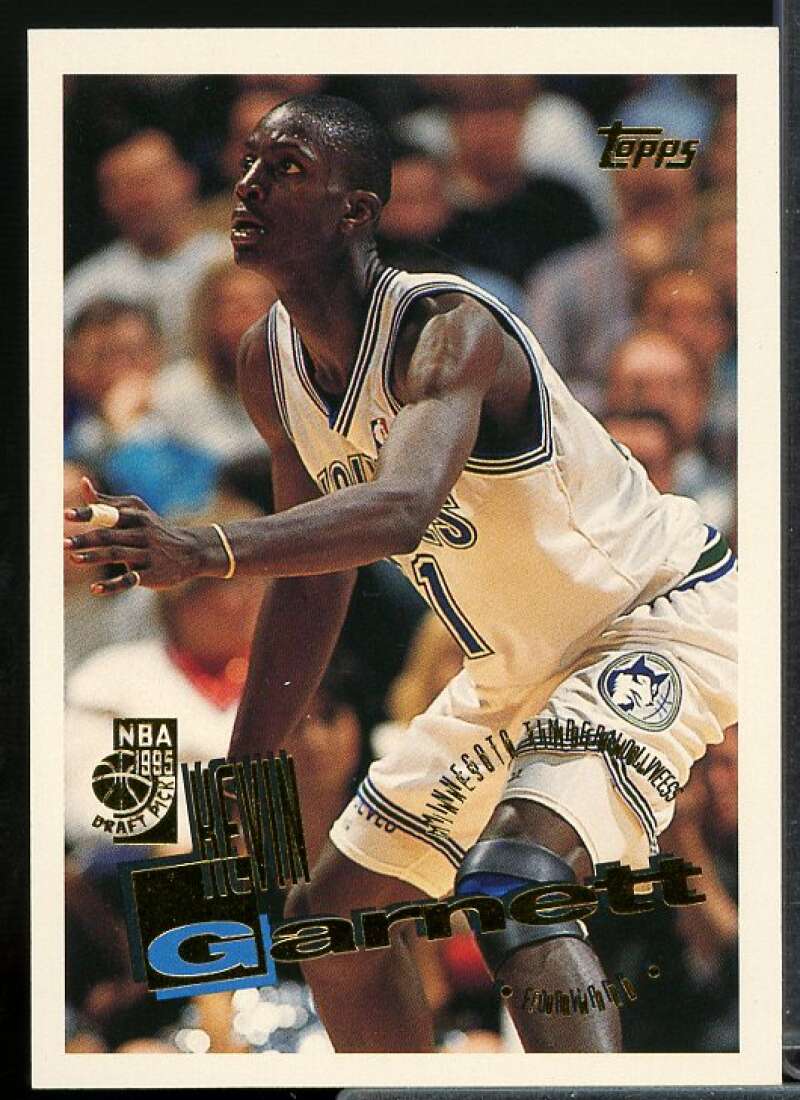 Kevin Garnett Rookie Card 1995-96 Topps #237  Image 1