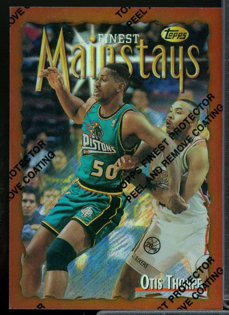 Otis Thorpe B Card 1996-97 Finest Refractors #219  Image 1