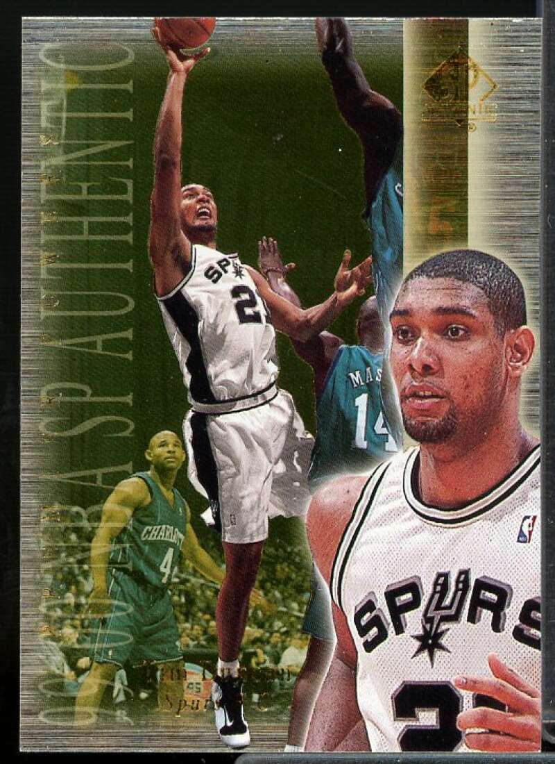 Tim Duncan Card 1999-00 SP Authentic Premier Powers #P3  Image 1
