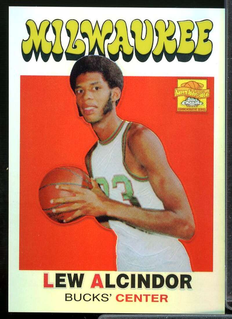 Lew Alcindor 2001-02 Topps Chrome Kareem Abdul-Jabbar Reprints Refractors #3  Image 1