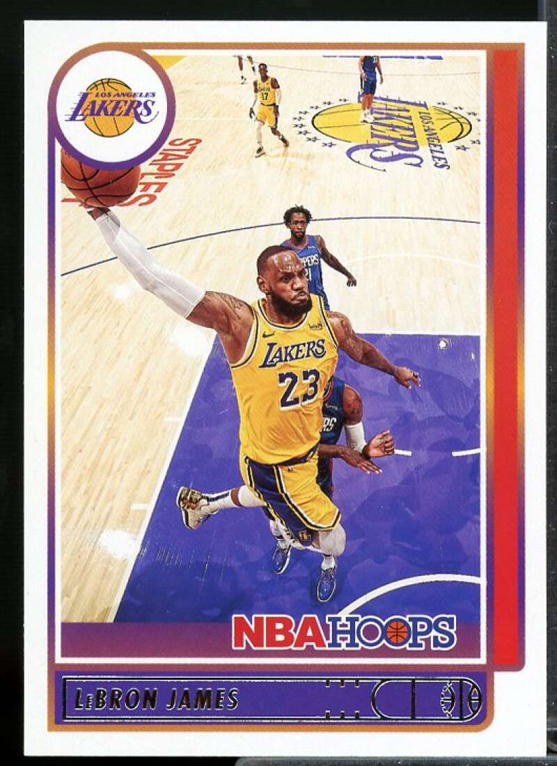 LeBron James Card 2021-22 Hoops #136  Image 1