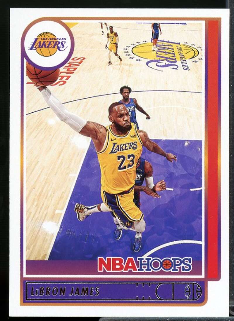 LeBron James Card 2021-22 Hoops #136  Image 1