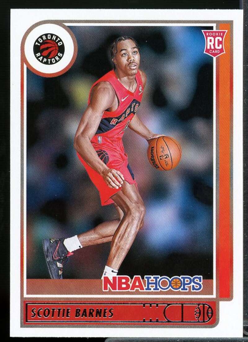 Scottie Barnes Rookie Card 2021-22 Hoops #227  Image 1