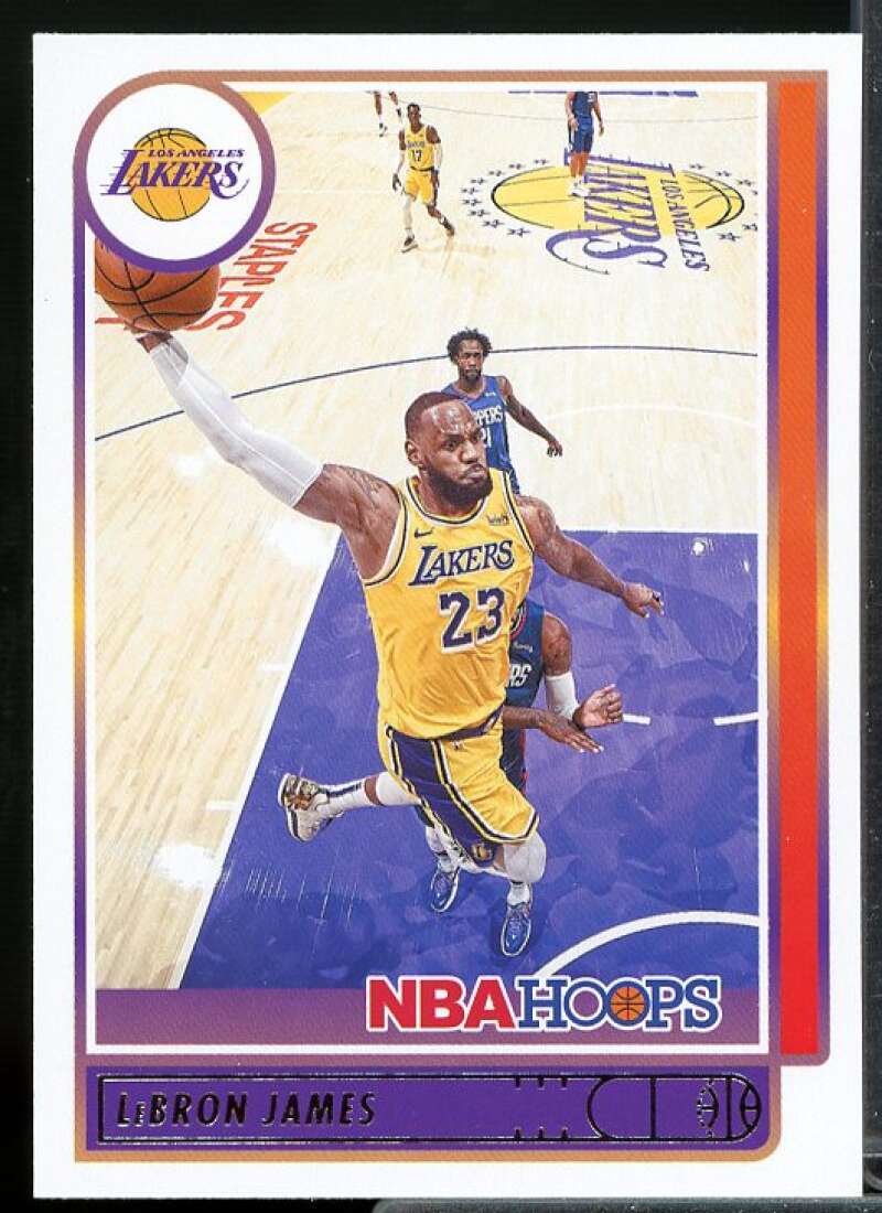 LeBron James Card 2021-22 Hoops #136  Image 1