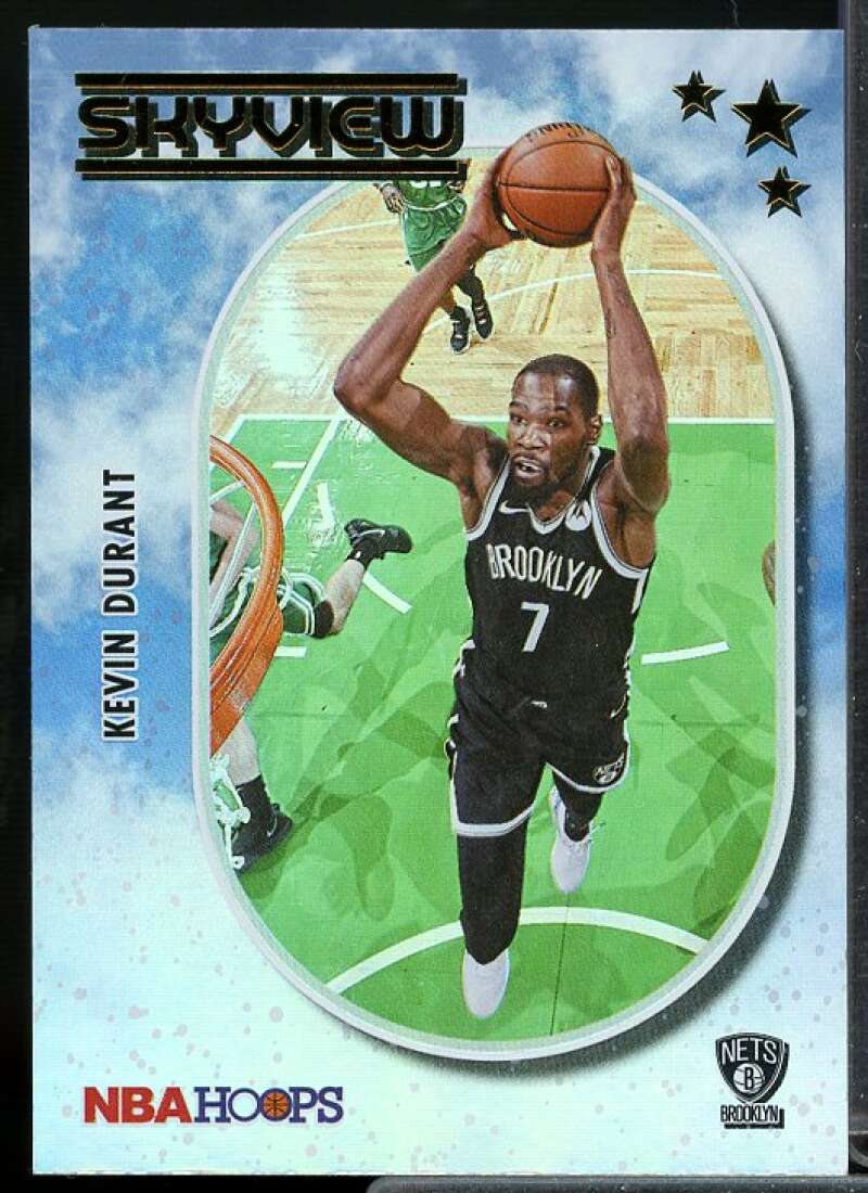 Kevin Durant Card 2021-22 Hoops Skyview Winter Holo #13  Image 1