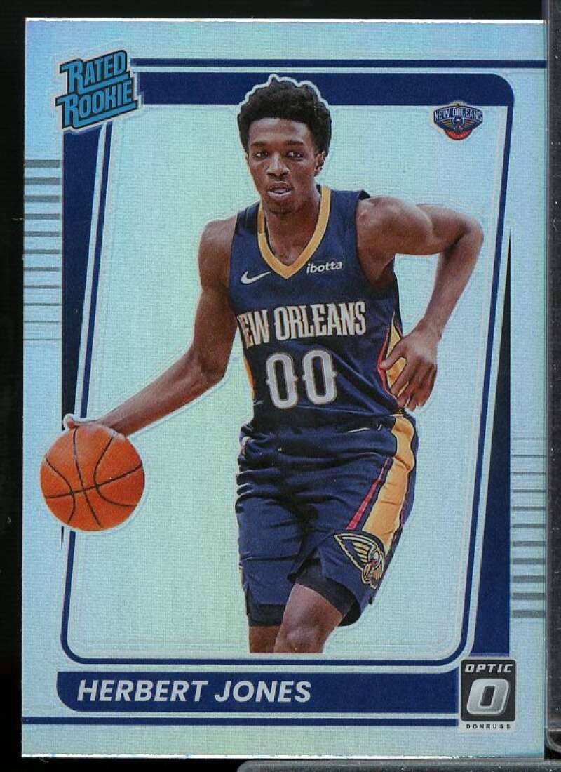 Herbert Jones Rookie Card 2021-22 Donruss Optic Holo #157  Image 1