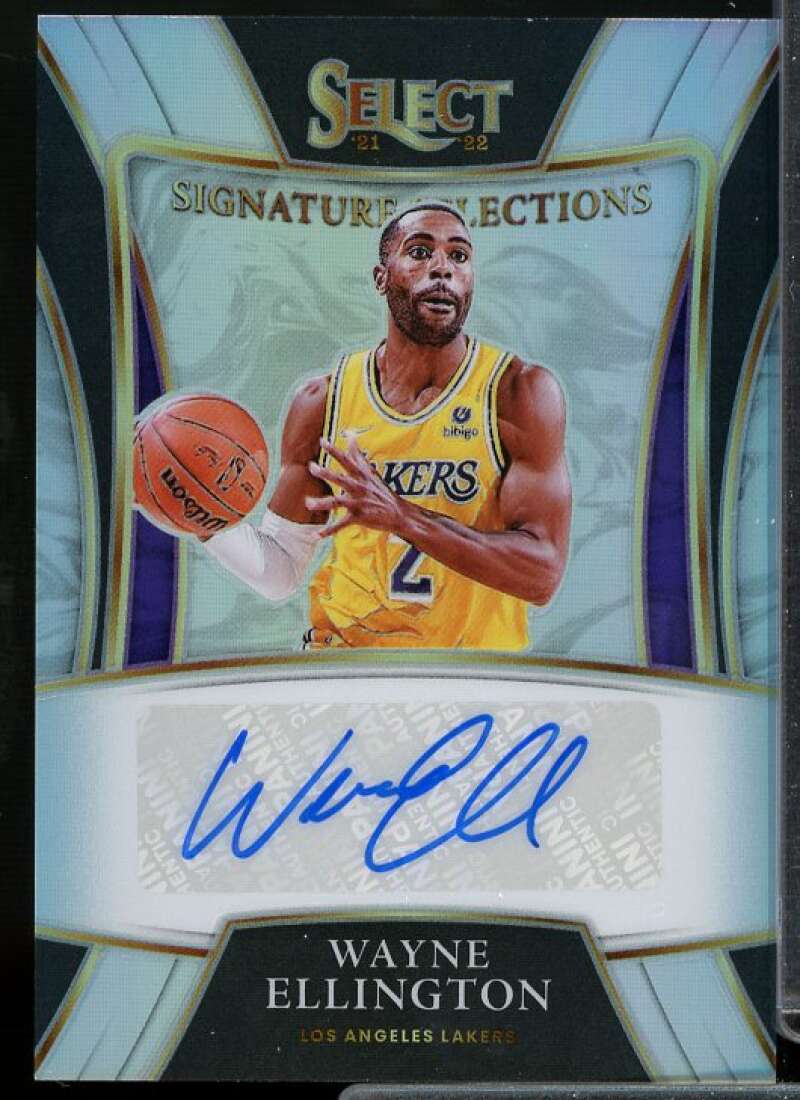 Wayne Ellington Rookie Card 2021-22 Select Signature Selections #29  Image 1