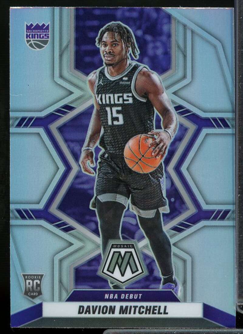 Davion Mitchell DEB Rookie Card 2021-22 Panini Mosaic Silver #269  Image 1