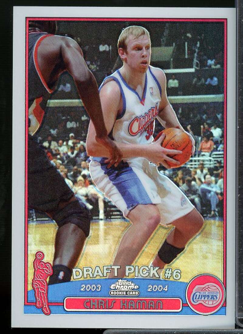 Chris Kaman Card 2003-04 Topps Chrome Refractors #116  Image 1