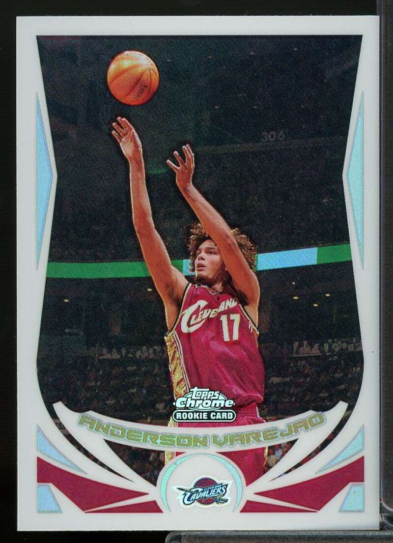 Anderson Varejao Rookie Card 2004-05 Topps Chrome Refractors #220  Image 1