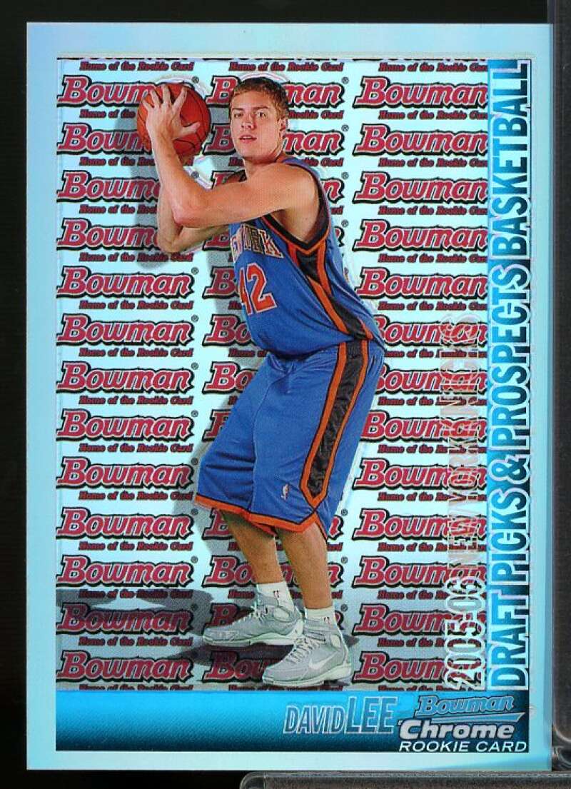 David Lee Rookie Card 2005-06 Bowman Chrome Refractors #143  Image 1
