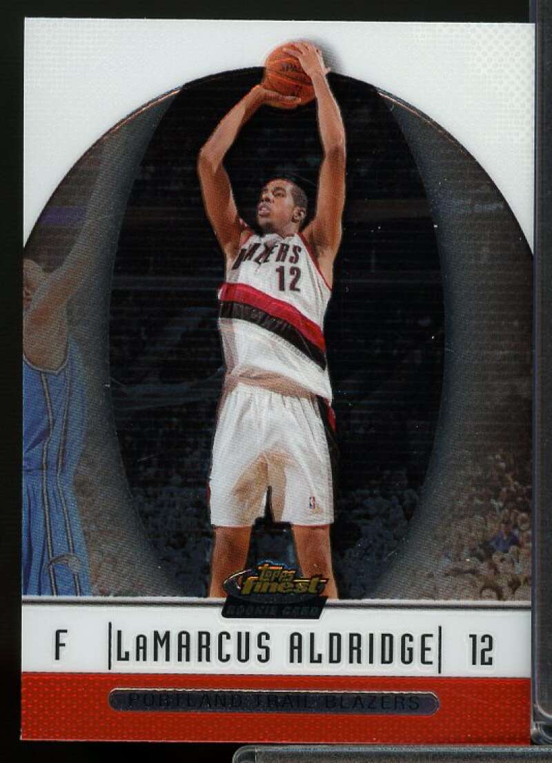LaMarcus Aldridge Rookie Card 2006-07 Finest #96  Image 1