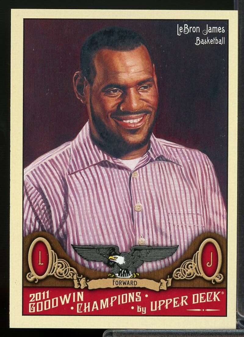 LeBron James Card 2011 Upper Deck Goodwin Champions #6  Image 1