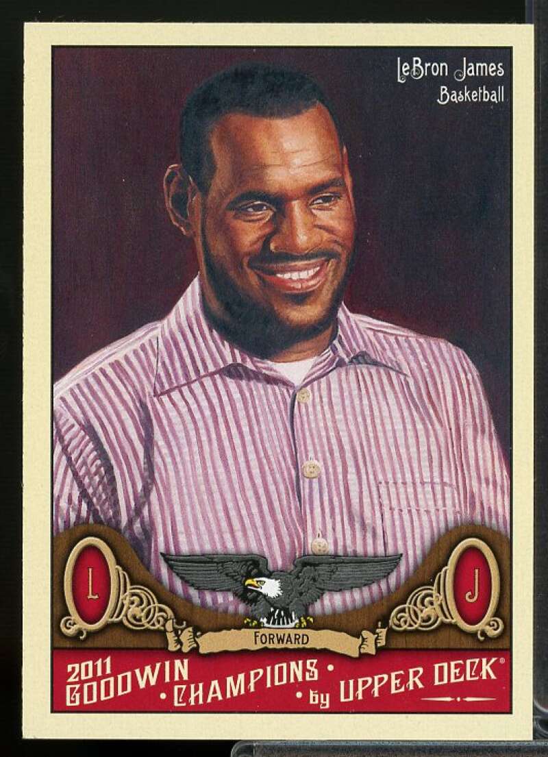 LeBron James Card 2011 Upper Deck Goodwin Champions #6  Image 1