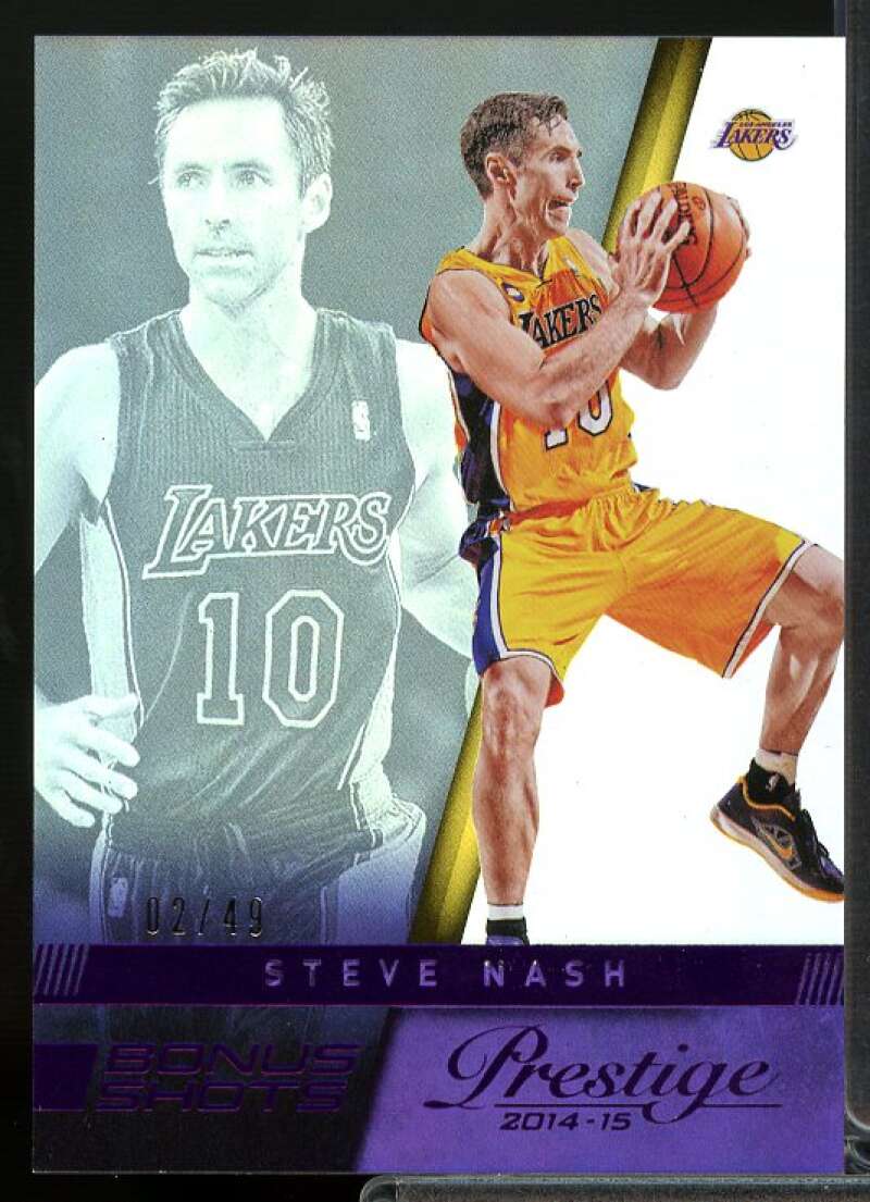 Steve Nash Card 2014-15 Prestige Bonus Shots Purple #91  Image 1