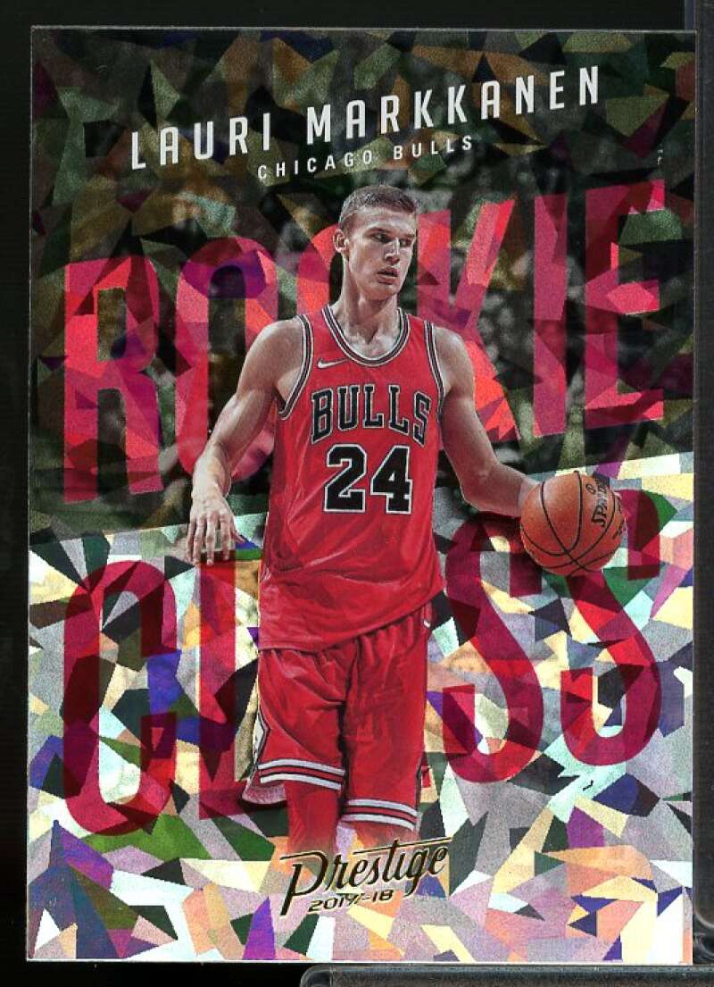 Lauri Markkanen Rookie Card 2017-18 Prestige Rookie Class Crystal #7  Image 1