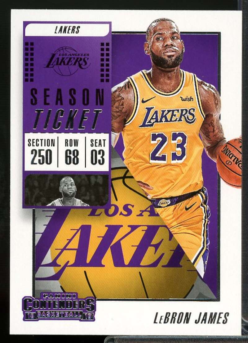 LeBron James Card 2018-19 Panini Contenders #30  Image 1