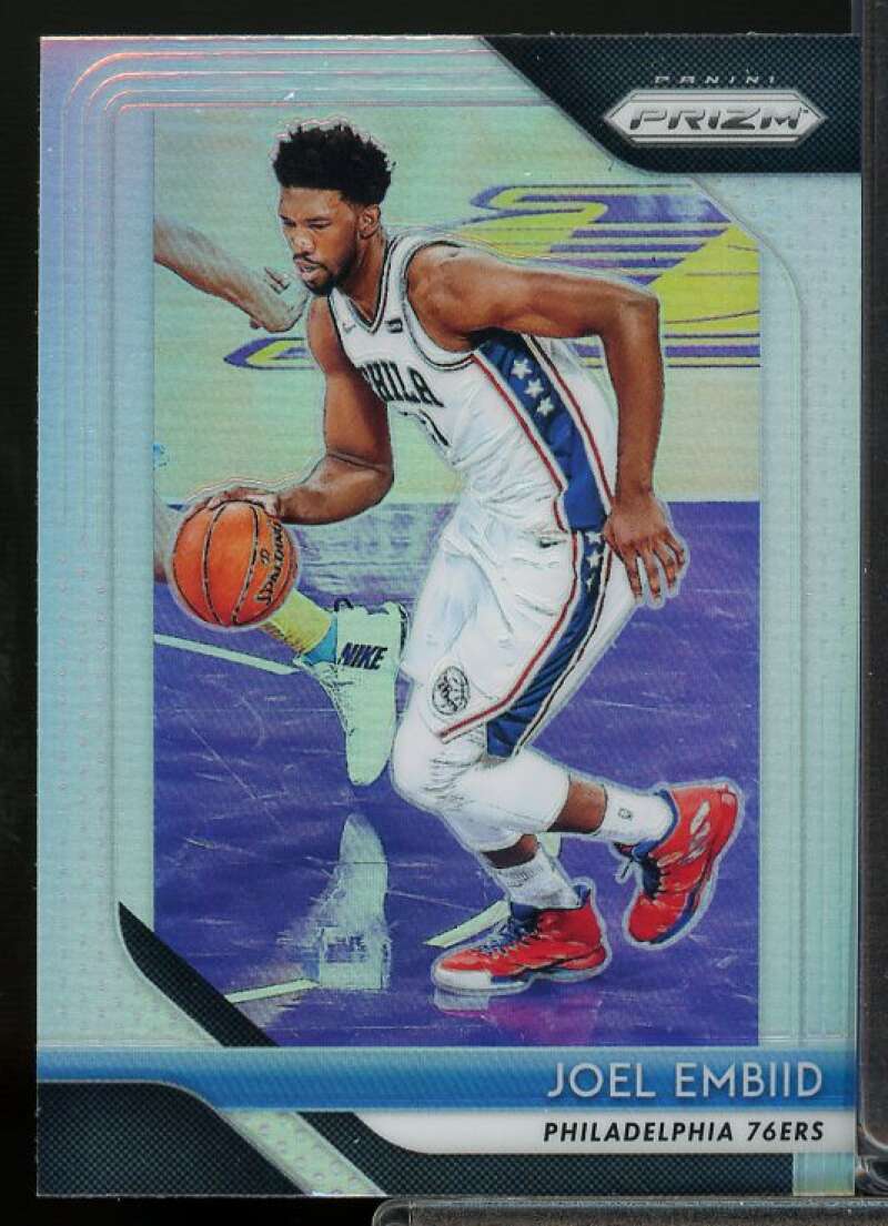 Joel Embiid Card 2018-19 Panini Prizm Prizms Silver #259  Image 1