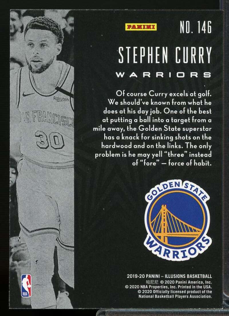 Stephen Curry Card 2019-20 Panini Illusions #146  Image 2