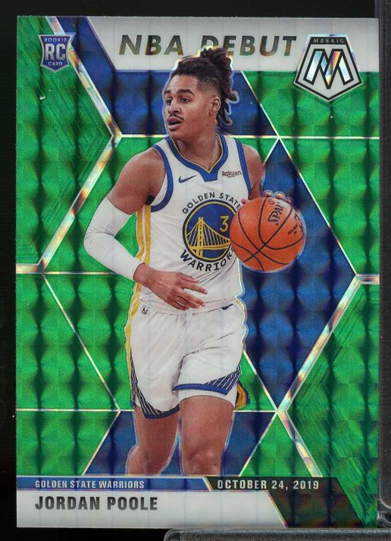 Jordan Poole Rookie Card 2019-20 Panini Mosaic Mosaic #261  Image 1