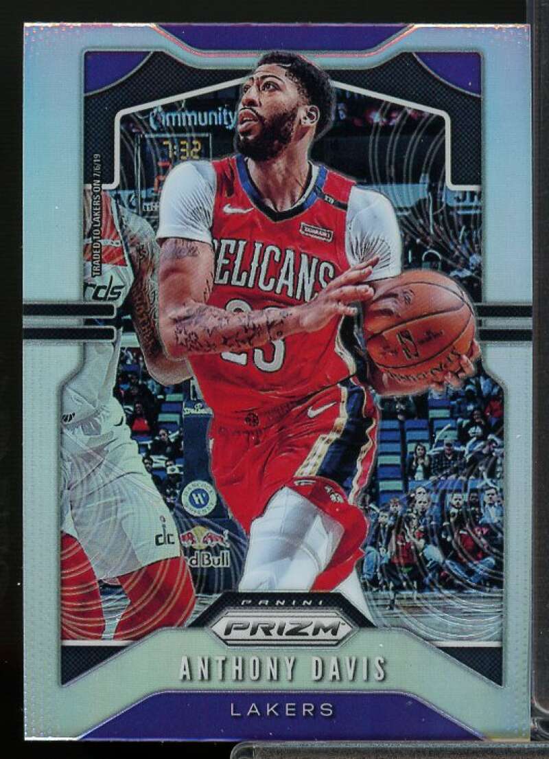 Anthony Davis Card 2019-20 Panini Prizm Prizms Silver #222  Image 1