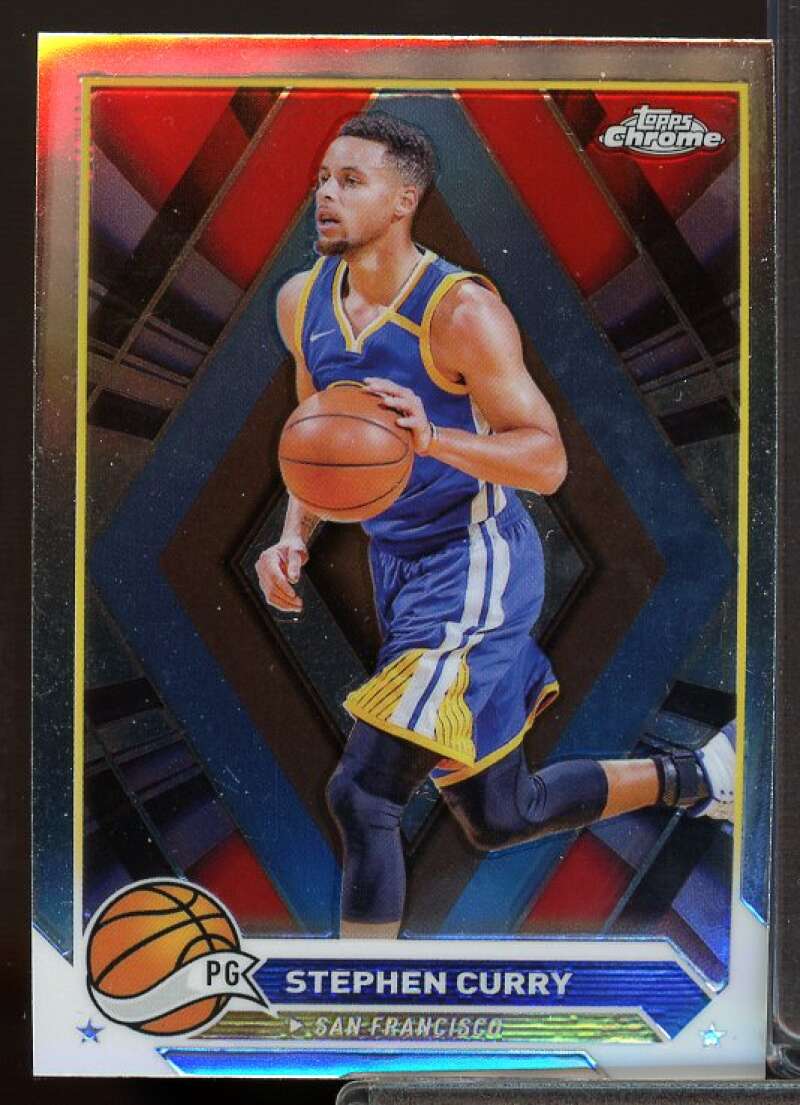 Stephen Curry Card 2023-24 Topps Chrome #30  Image 1