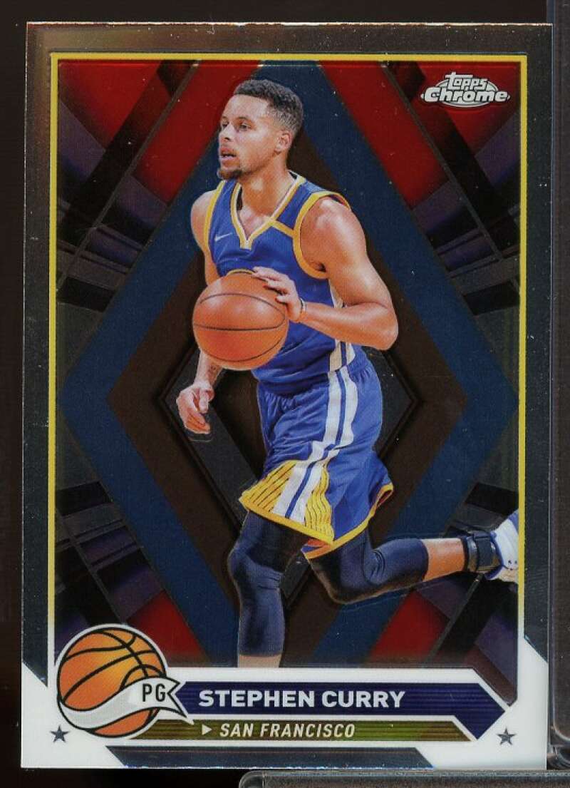 Stephen Curry Card 2023-24 Topps Chrome #30  Image 1