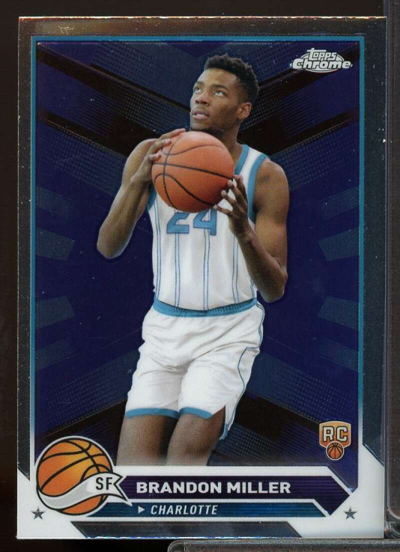 Brandon Miller Rookie Card 2023-24 Topps Chrome #127  Image 1