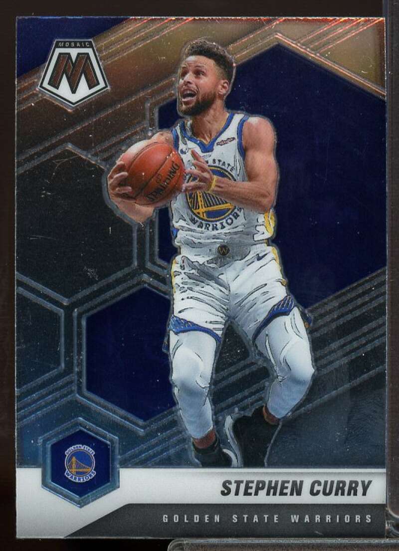 Stephen Curry Card 2020-21 Panini Mosaic #175  Image 1