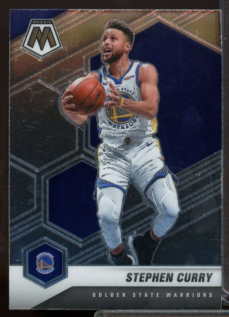 Stephen Curry Card 2020-21 Panini Mosaic #175  Image 1