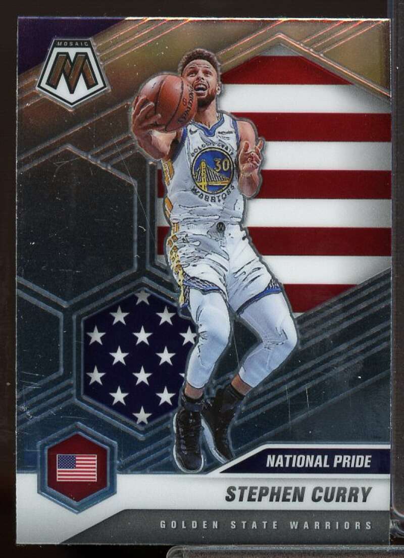 Stephen Curry Card 2020-21 Panini Mosaic #249  Image 1