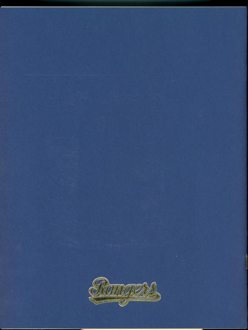 Nolan Ryan 7th No-Hitter Commemorative Program May 1 1991 Texas Rangers MLB Image 2