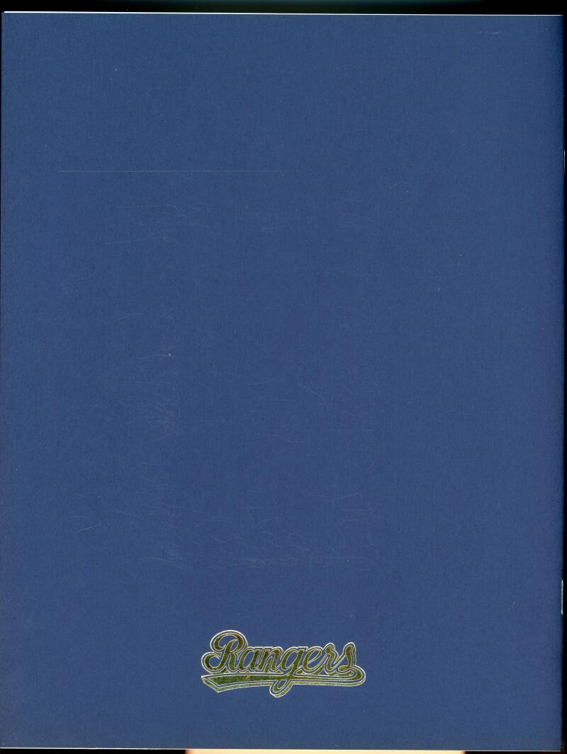 Nolan Ryan 7th No-Hitter Commemorative Program May 1 1991 Texas Rangers MLB Image 2