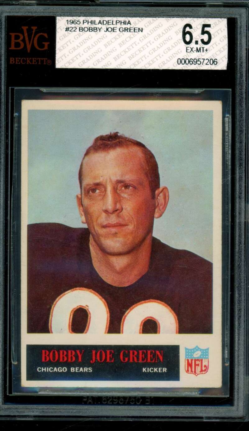 Bobby Joe Green Card 1965 Philadelphia #22 BGS BVG 6.5 Image 1